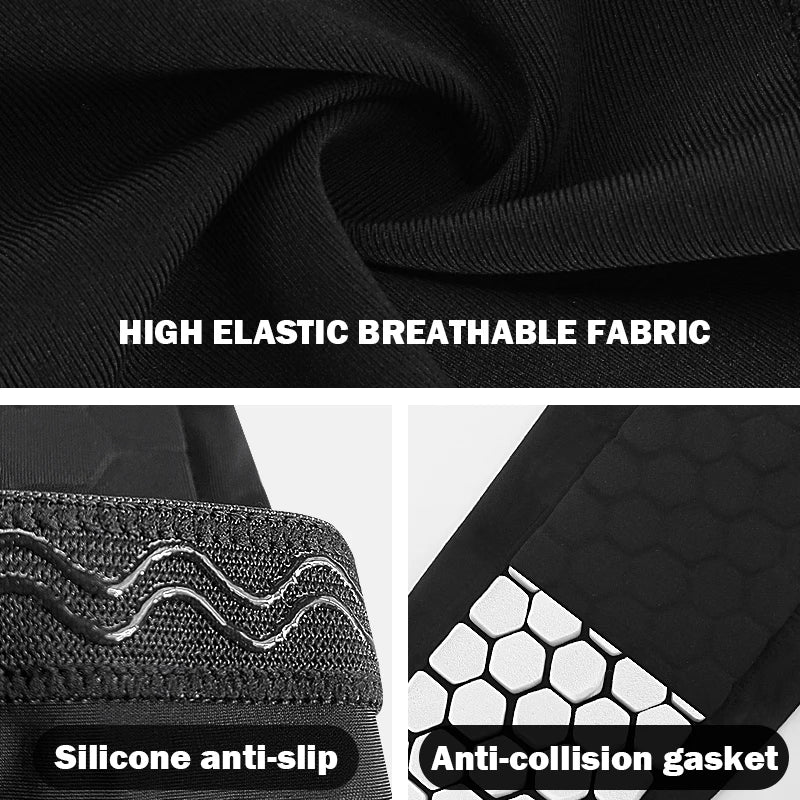 Lightweight Football Shin Guard Sleeve with Impact-Absorbing Foam